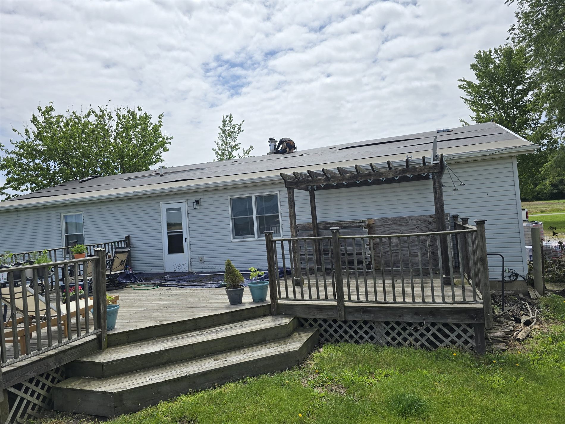 Finished interior paint and trim work